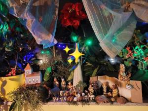 a group of figurines sitting on top of a table at ANERI in Ljubljana +122 photos