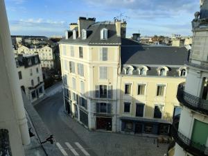 a view from a window of a building at Cosy Jade - Quartier Vivant du Chateau - Parking souterrain in Pau
