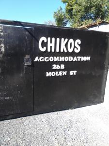 a sign that reads chikos associatioatioociation at affordable room rustenburg in Kroondal +5 photos