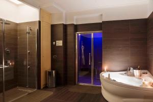 Koupelna v ubytování Hotel Manzoni