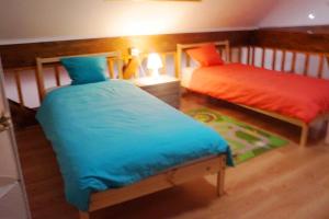 Postel nebo postele na pokoji v ubytování Gîte BELLA