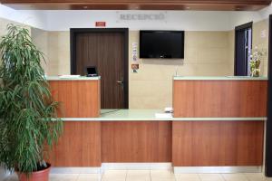 TV a/nebo společenská místnost v ubytování Hotel Kelep