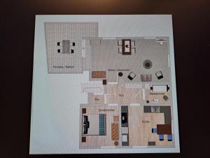 a picture of a floor plan of a house at Hortensie Speyer in Speyer