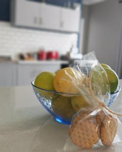 a bowl of fruit sitting on a counter with at Summerville Place in Addo +9 photos