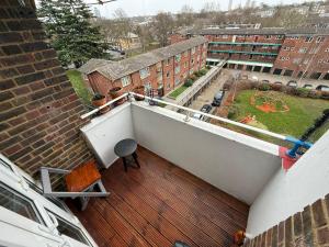 an aerial view of a balcony of a building at Birch House in London