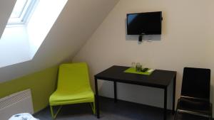 TV a/nebo společenská místnost v ubytování Bed & Parking Eurobit