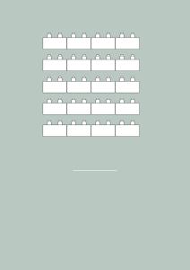a schematic diagram of a theatre block at Mockelsnas Herrgard in Diö