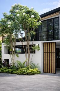 a house with two trees in front of it at 519@jamtree in Colombo