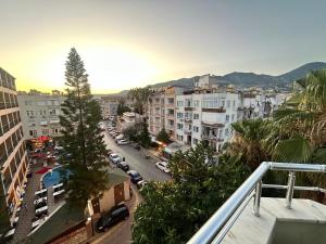 a view of a city street with buildings at No 8 Suite in Alanya