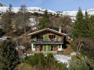 a house in the snow with at Chalet 5 Ecorces by Interhome in Verbier