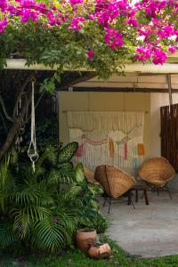 Jardí fora de AGAM Hotel Boutique Bacalar - Adults Only