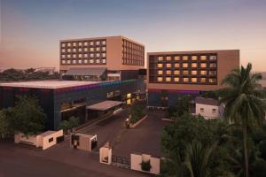 a rendering of a hospital with two buildings at Le Meridien, Surat in Surat