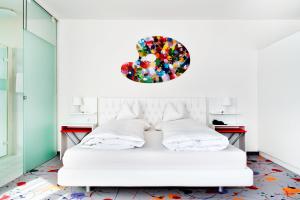 Posteľ alebo postele v izbe v ubytovaní Casinohotel Velden