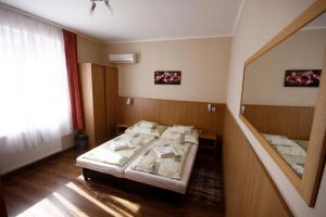 Postel nebo postele na pokoji v ubytování Parti Panzió