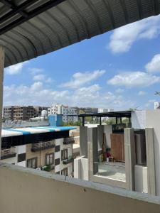 a view from the balcony of a building at Hotel shree shiv in Indore