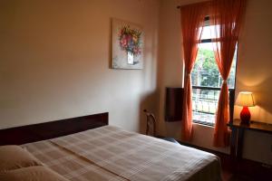 Voodi või voodid majutusasutuse Hotel Columbus toas