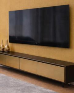 a large flat screen tv on a wall at FourSeasons - Carnival Summer Lounge in Aalborg