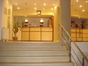 Ο χώρος του λόμπι ή της ρεσεψιόν στο Hotel Orizont