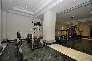 a gym with treadmills and exercise equipment in a building at 1 bdrm Surry Hills - Super central location -1012 ELZ in Sydney