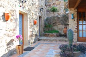 Vonkajšia záhrada v ubytovaní Villa Spiti Elaionas