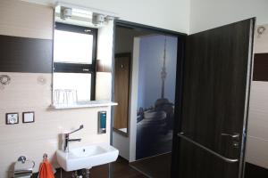 Koupelna v ubytování Hotel Pod Radnicí