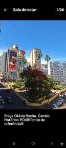 a picture of a city with buildings in the background at QUARTO PRIVADO COM INTERNETE PRÓXIMO A UFGS in Porto Alegre