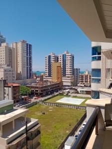 a view of a city with tall buildings at Duplex 11 Pessoas-Churrasqueira-Próximo ao Mar in Itapema