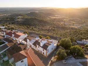 an aerial view of a village with buildings at The Place at Evoramonte in Évora Monte