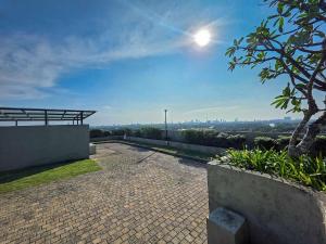 a view from the roof of a house at Evolve Madhura in Peliyagoda