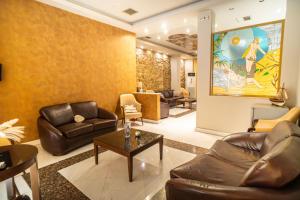 Zona d'estar a Eva Hotel Piraeus