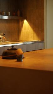 a close up of a counter in a kitchen at 雲居月-kumoizuki- in Ginowan