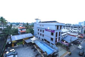 an overhead view of a building in a city at Fair Stay Hotel in Cochin