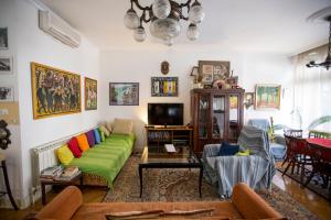Posezení v ubytování Sun Hostel