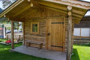 Vonkajšia záhrada v ubytovaní Haarlehenhof