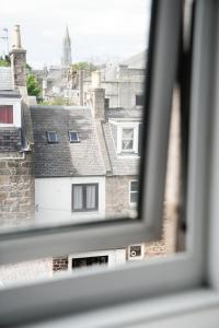 a view of a city from a window at Copthorne Hotel Aberdeen in Aberdeen
