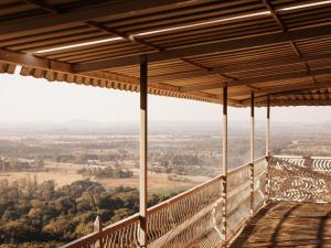 a view from the top of the observation deck at Kudu Kopje Lodge in Kroondal