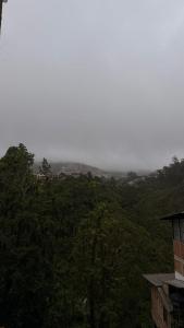 a view of a forest of trees with a sky at Casa Colina in Ouro Preto