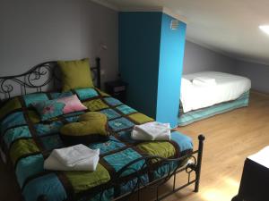 Кровать или кровати в номере Apartamento Santa Cruz