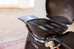 a grill on the back of a motorcycle at Villa Sa Sirvi in Santa Ponsa