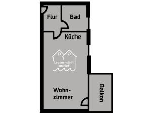 a picture of a floor plan of a house at Lagunenstadt am Haff - 189 Stromer in Ueckermünde