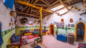 an overhead view of a play room in a house at Traditional Berber Eco Farm Stay in Agadir
