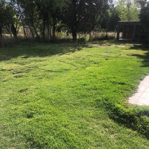 a large yard with a hose in the grass at Lujan de Cuyo Mendoza in Ciudad Lujan de Cuyo