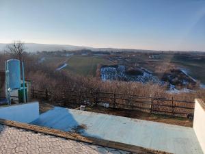 a view of a farm from the roof of a house at Ranč Petar Alavanja Banstol in Sremski Karlovci