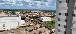 a view of a city from a building at Doce Encanto in Uberaba