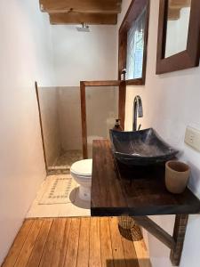 Ванная комната в Loft Superior con Balcón en Mazunte