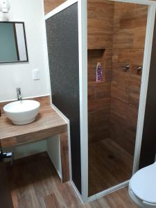 Vonios kambarys apgyvendinimo įstaigoje Hotel Mi Casa Mata