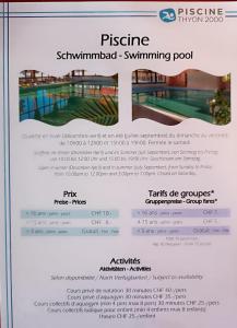 a screenshot of the pingline swimming pool website at Thyon 2000, Vex, Les Collons, studio Velan 218 in Vex +11 photos
