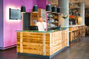 Lounge nebo bar v ubytování Ibis Styles Lyon Centre - Gare Part Dieu
