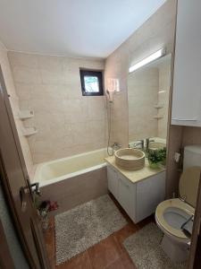 Koupelna v ubytování Apartament modern central