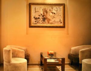 Posezení v ubytování Lakonia Hotel